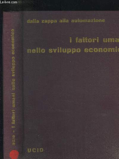 I Fattori umani nello svilupo economico