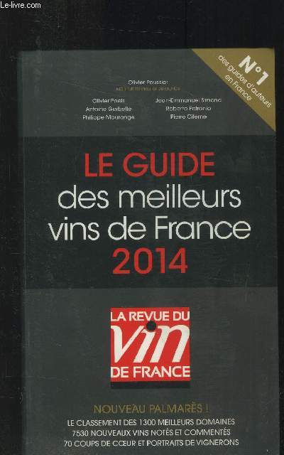 Le guide des meilleurs vins de France 2014