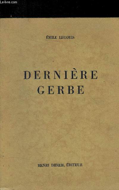 Dernire Gerbe