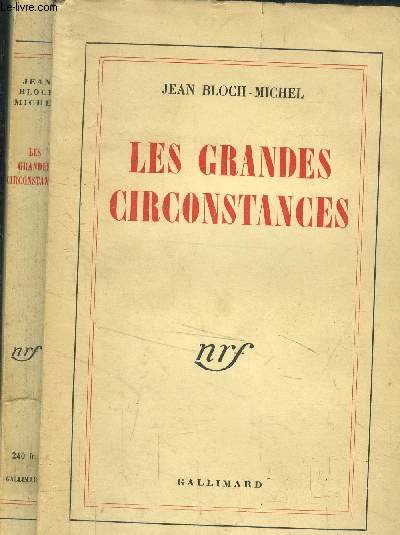 Les grandes circonstances