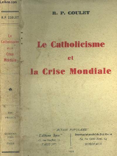 Le catholicisme et la crise mondiale