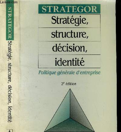 Stragtgie, structure, dcision, idenit. Politique gnrale d'entreprise