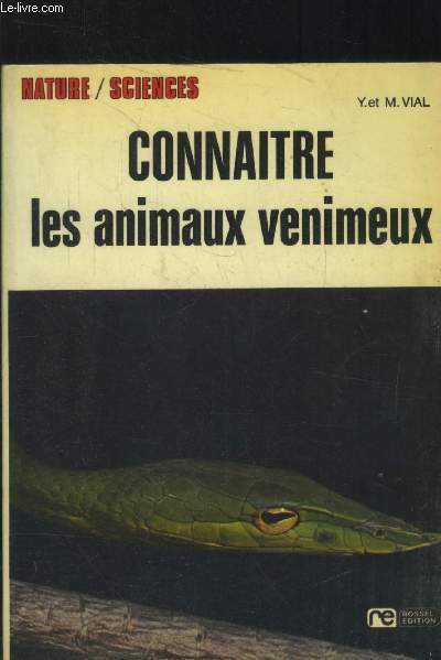 Connatre les animaux venimeux