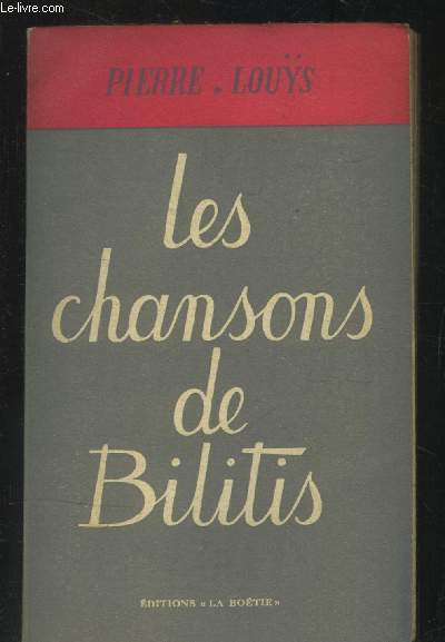 Les chansons de Bilitis