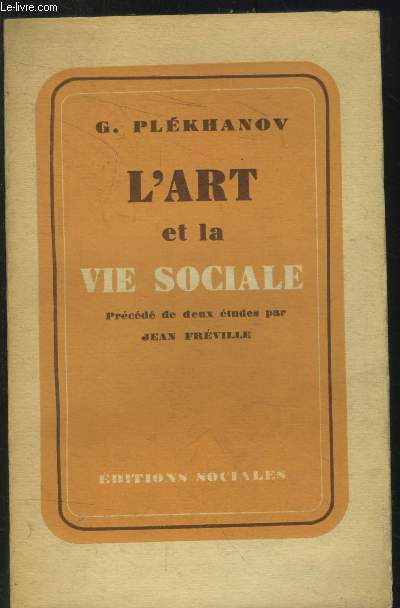 L'art et la vie sociale, prcde de deux tudes de Jean Frville