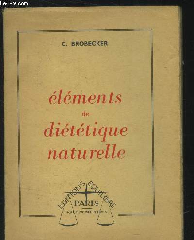 Elments de dittique naturelle