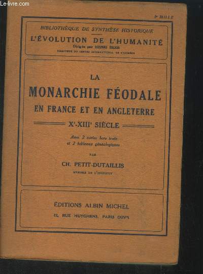 La monarchie fodale en France et en Angleterre Xe-XIIIe sicle
