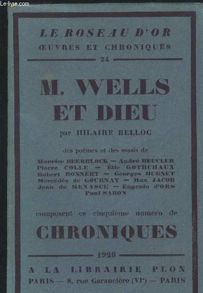 M. Wells et Dieu