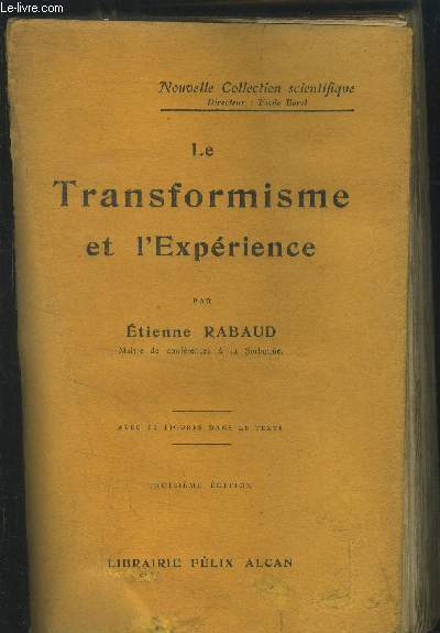 Le transformisme et l'exprience