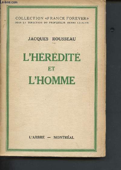 L'hrdit et l'homme (Collection 