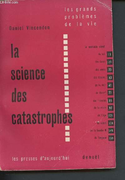 La science des catastrophes (Collection 