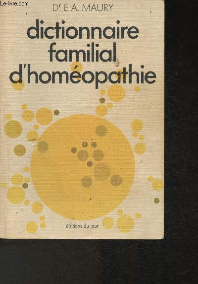 Dictionnaire familial d'homopathie