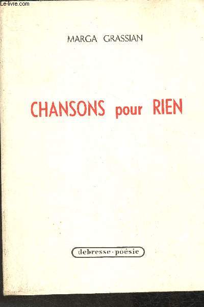 Chansons pour rien