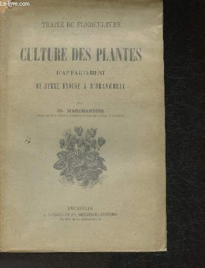 Culture des plantes d'appartement de serre froide & d'orangerie (Collection 
