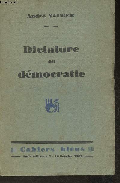Dictature ou dmocratie (Collection 
