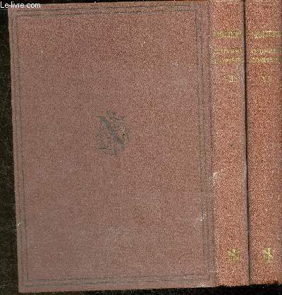 Oeuvres compltes de Molire Tomes VII et VIII (Collection Nationale des Classique Franais)