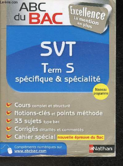 SVT Term S Spcifique et spcialit (Collection 