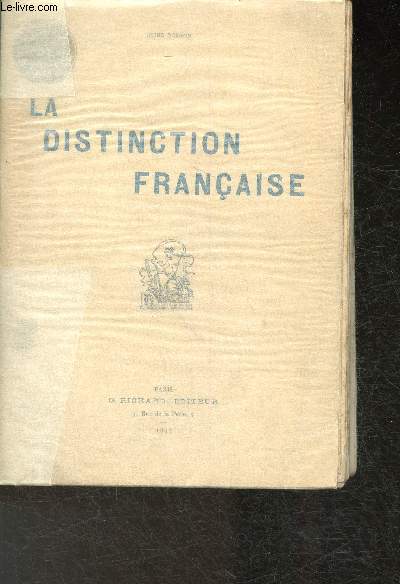 La distinction franaise