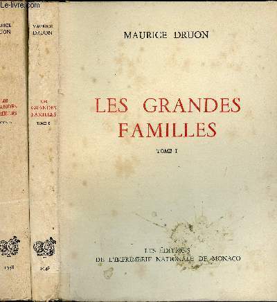 Les grandes Familles Tomes I et II (Collection des prix Goncourt) Exemplaire 297/3000