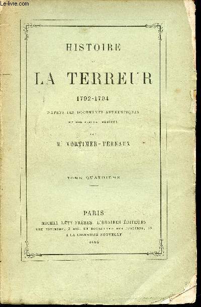 Histoire de la terreur 1792-1794