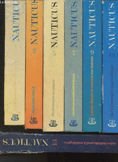 Nauticus Tomes I, II, V, VII, IX, X et XIII (en 7 volumes) (Collection 