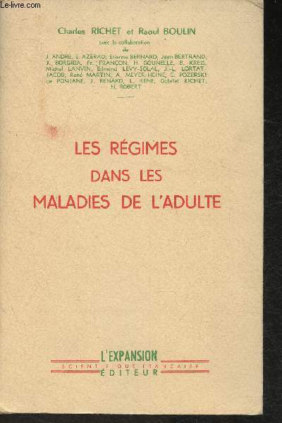 Les rgimes dans les maladies de l'adulte