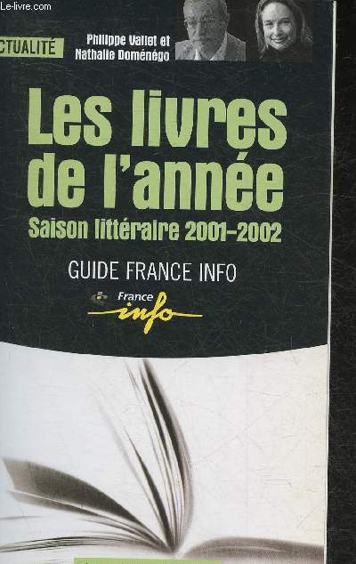 Les livres de l'anne saison littraire 2001-2002