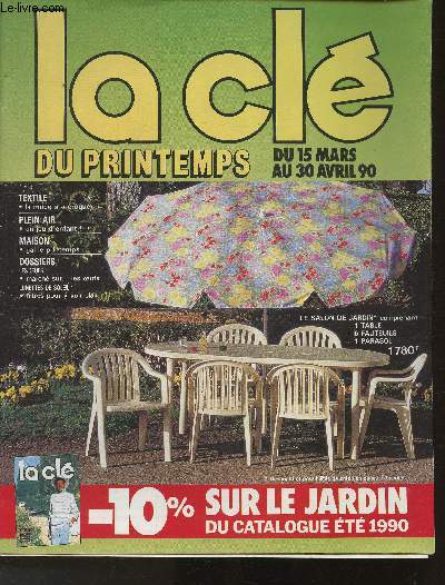 La cl- Catalogue du printemps 15 mars-30 avril 1990
