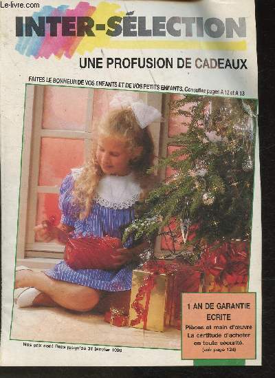 Inter-slection - Catalogue 1990- Une profusion de cadeaux