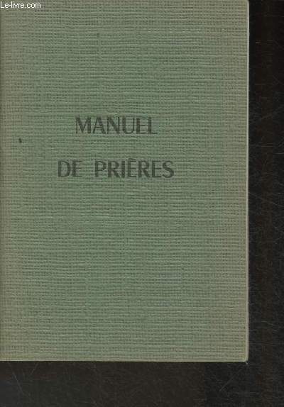 Manuel des prires