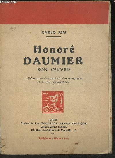 Honor Daumier son oeuvre