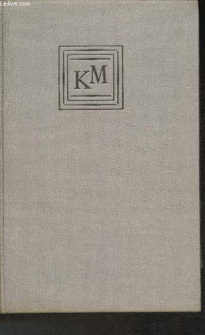 L'oeuvre romanesque de Katherine Mansfield suivi d'un tude d'Andr Bay et de nouvelles indites