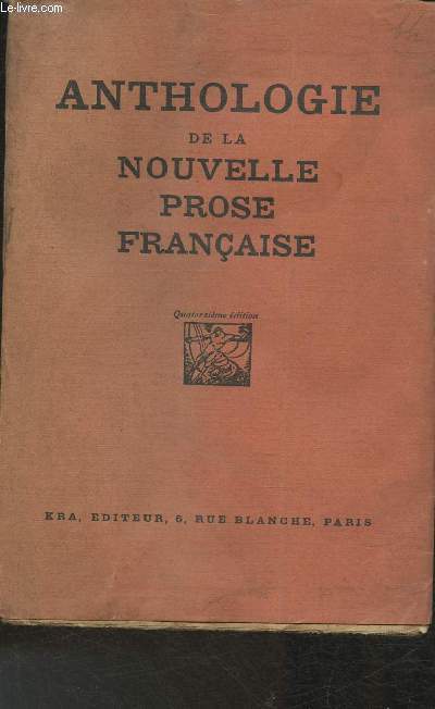 Anthologie de la nouvelle prose franaise