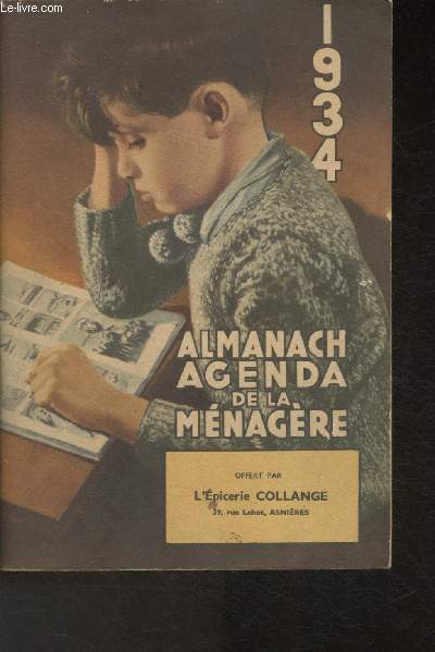Almanach de la mnagre 1934