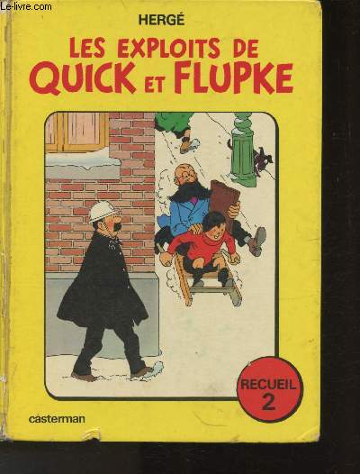 Les exploits de Quick et Flupke- Recueil 2 - Hergé - 1975 - Afbeelding 1 van 1