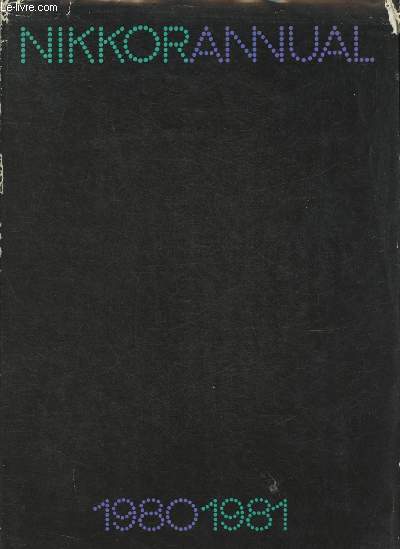 Nikkor Annual 1980-81- Texte en Mandarin