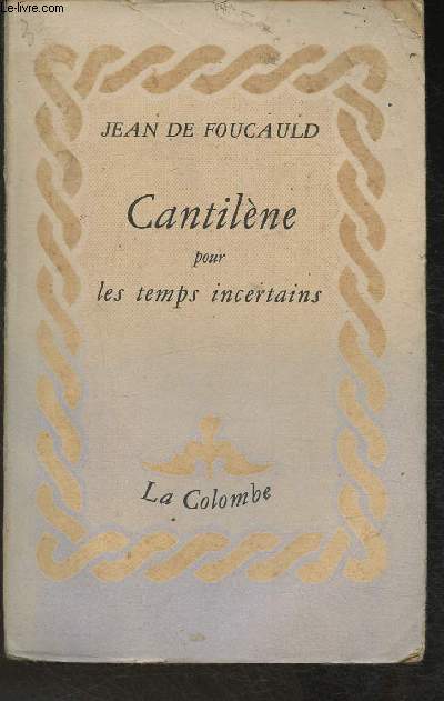Cantilne pour les temps incertains- Elisabeth (1912-1938)