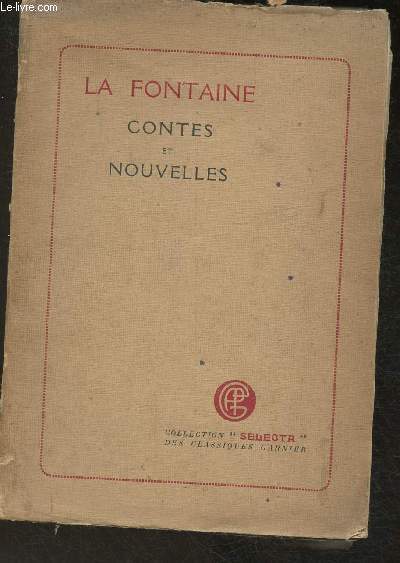 La Fontaine contes et nouvelles- Tome I (Seul) (Collection 