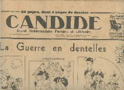 Candide- Grand hebdomadaire Parisien et littraire n547 (11me anne)- 6 septembre 1934