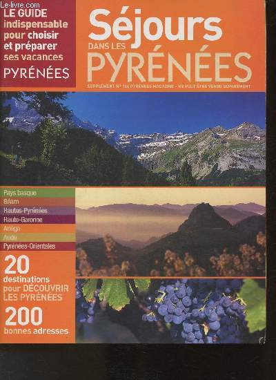 Pyrnes magazine- Sjour dans les pyrnes- Spplment n104 Pyrnes magazine