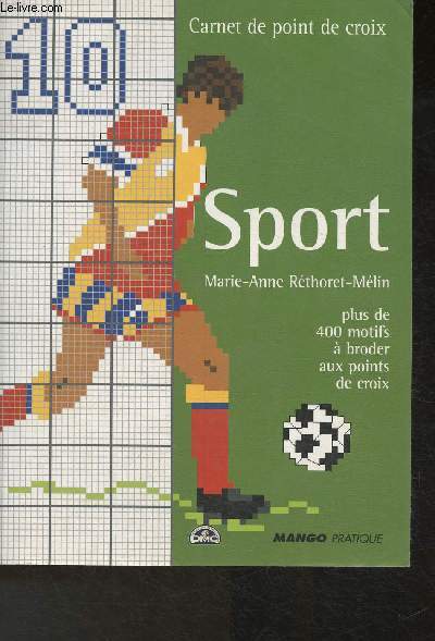 Sport- plus de 400 motifs à broder aux points de croix (Collection "Carnet de... - Zdjęcie 1 z 1