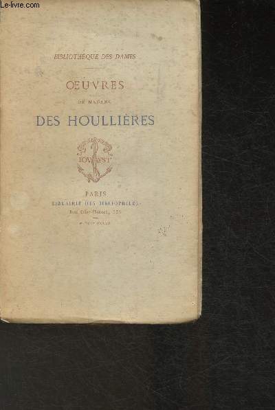 Oeuvres de Madame des Houillres (Collection 