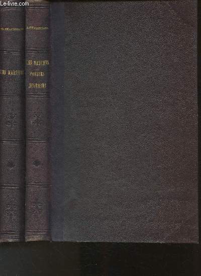 Oeuvres de Chateaubriand- les Martyrs- Les Natche- Posies diverses (2 volumes)