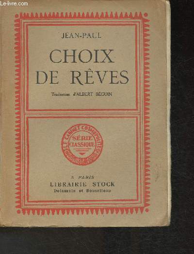 Choix de rves (Collection 