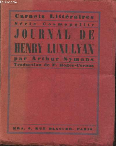 Journal de Henry Luxulyan (Collection 