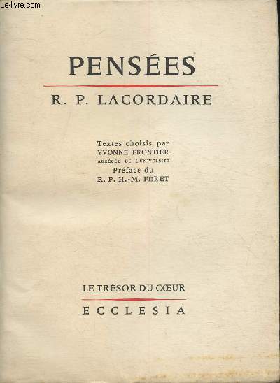 Penses (Bibliothque Ecclsia)