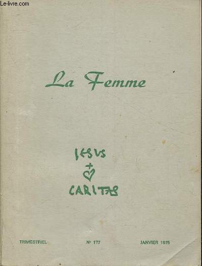 Jsus-Caritas n177- Janvier 1975 - La Femme