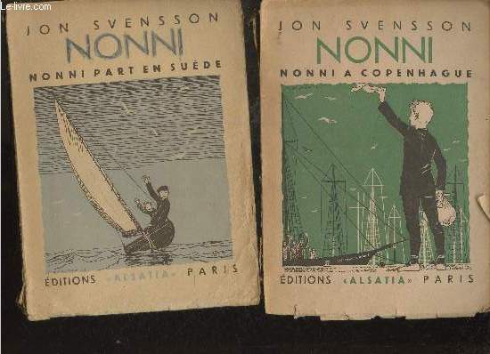 Nonni- Aventures dans les les I- Nonni part en Sude-Nonni  Copenhague (3 volumes) (Collection 