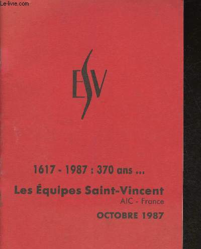 Les equipes Saint-Vincent- Octobre 1987