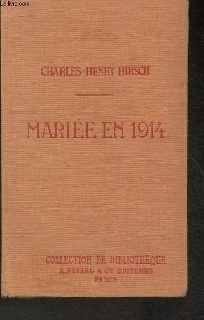 Marie en 1914 (Collection de bibliothque)